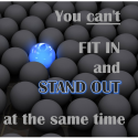 You Can't Fit In and Stand Out At The Same Time - Wed
