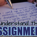 Understand the Assignment - Wed